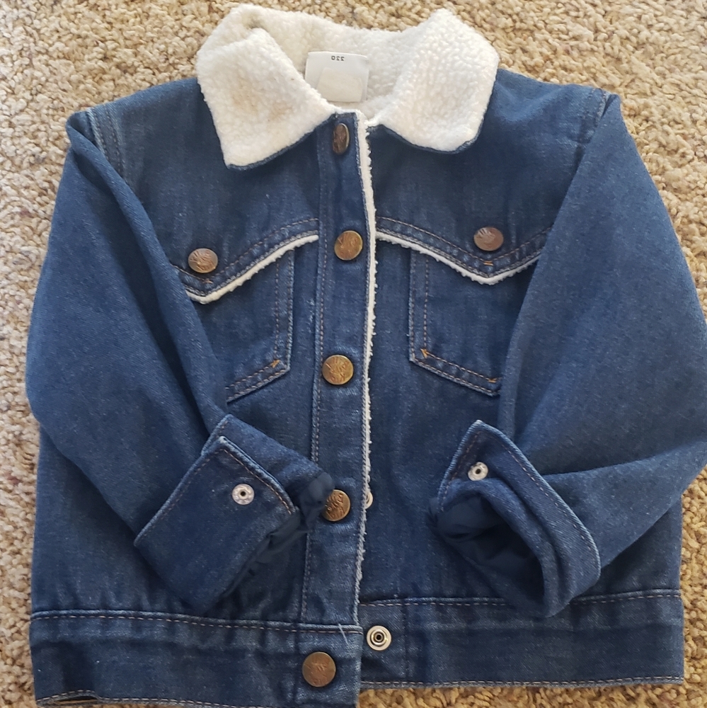 Sherpa-lined Toddle Jean Jacket
